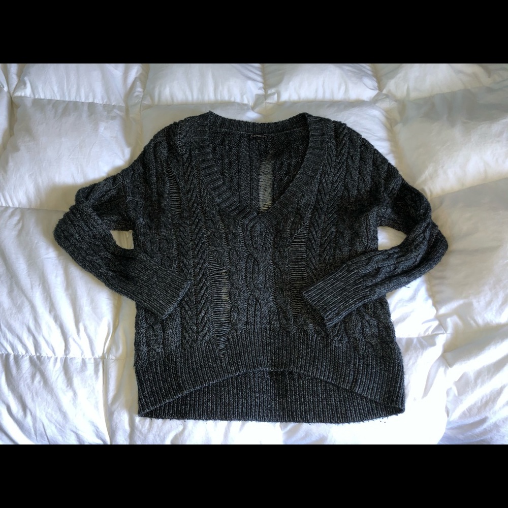 Perfect condition express cable knit sweater sz S